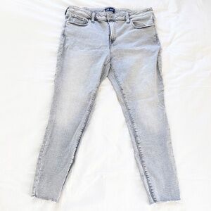 GAP Denim Universal Ankle Stretch Legging Women Plus Size 35R Gray